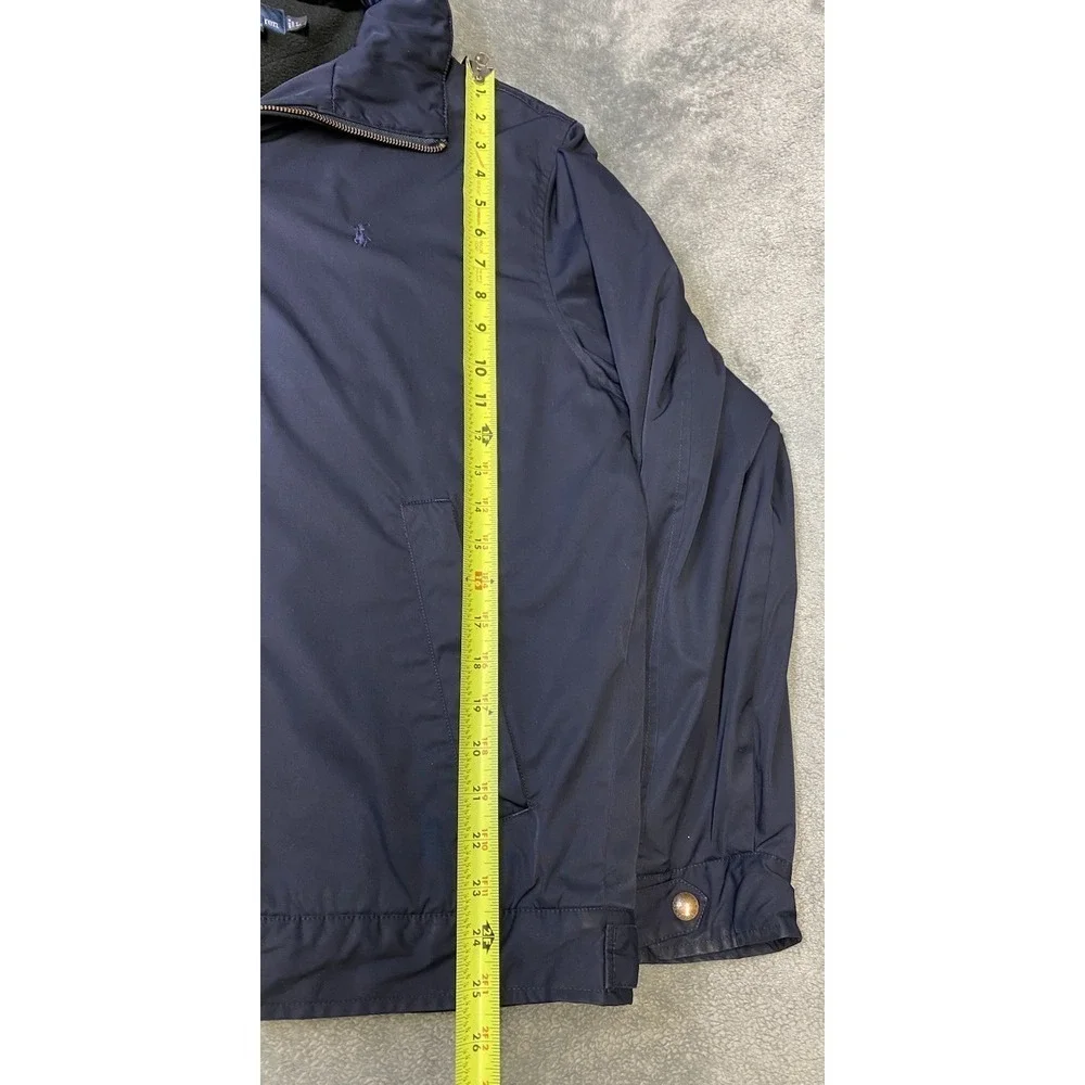 Polo Ralph Lauren Navy Vintage Fleece Lined Jacket Men's Size Large